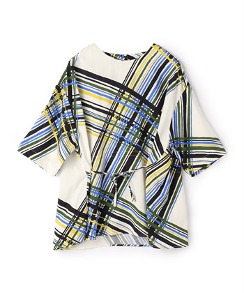 ATSURO TAYAMA バイヤスチェックブラウス_variationthumb_2