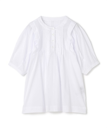 ボリュームスリーブブラウス(ホワイト-36)