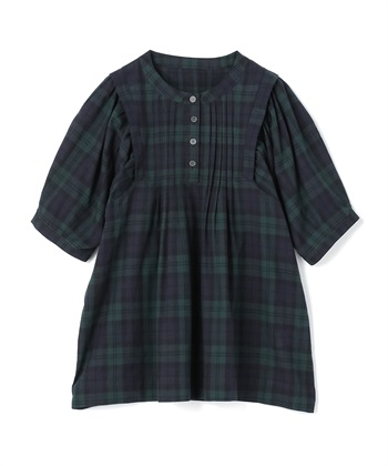 ボリュームスリーブブラウス(ブルー-36)