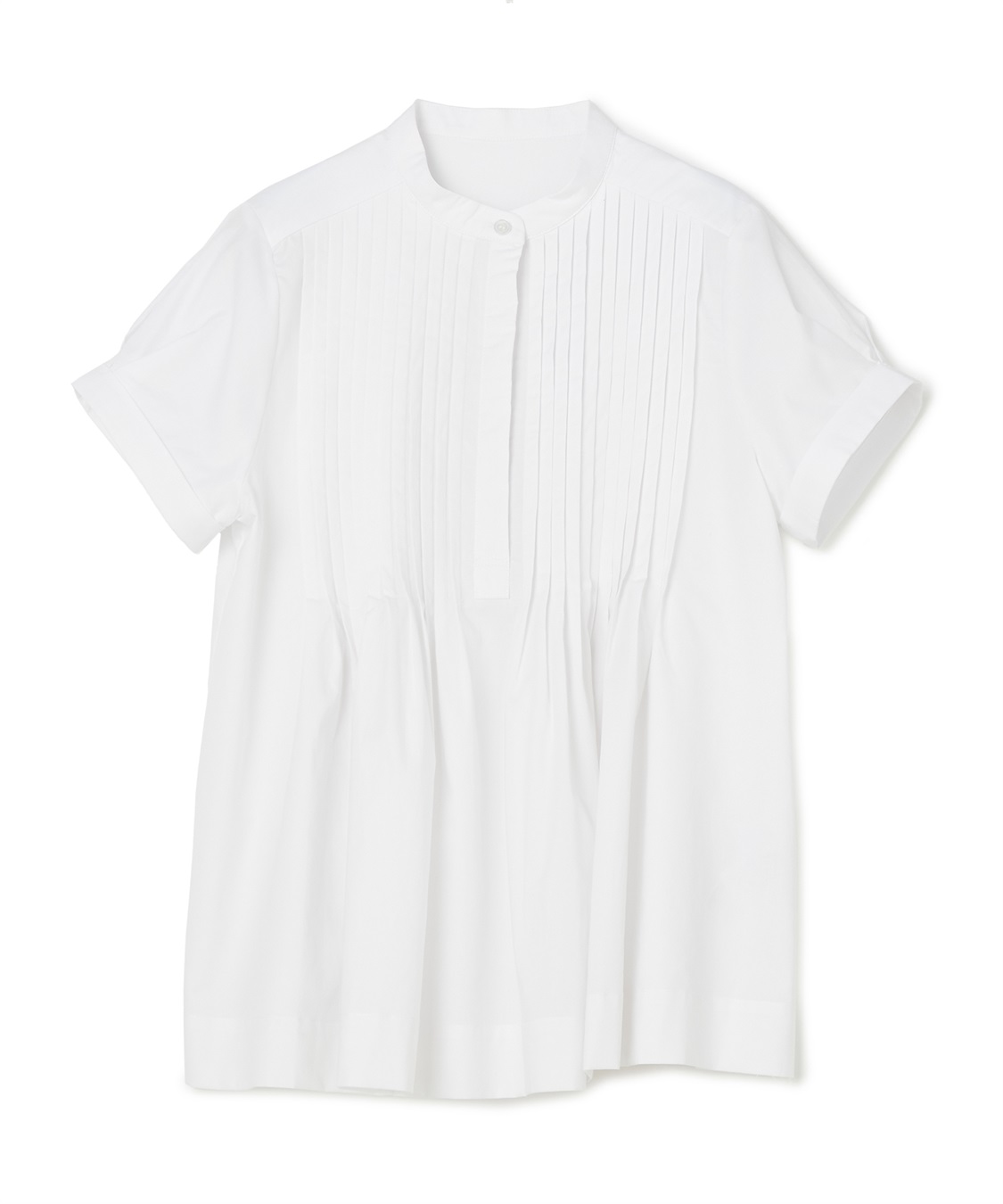 ATSURO TAYAMA ピンタックスタンドカラーブラウス_variation_1