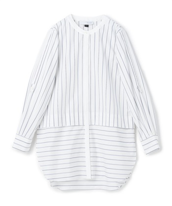 ATSURO TAYAMA 切り替えストライプ柄シャツ_variationthumb_1