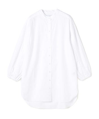 ATSURO TAYAMA ギャザー袖バンドカラーシャツ_variationthumb_1