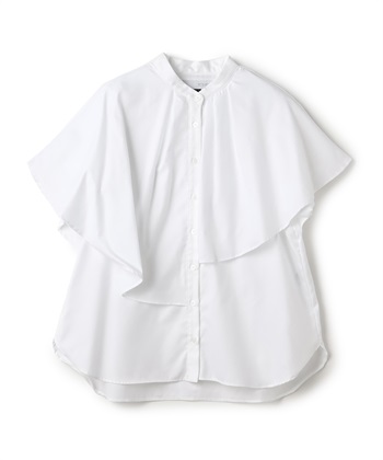 アシンメトリーケープカラーブラウス ATSURO TAYAMA｜クロスプラス公式