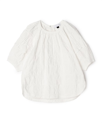 シャーリングタフタプルオーバー(ホワイト-36)