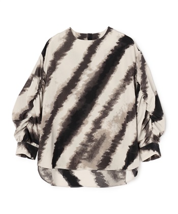 タイダイ柄ブラウス(ホワイト系-36)