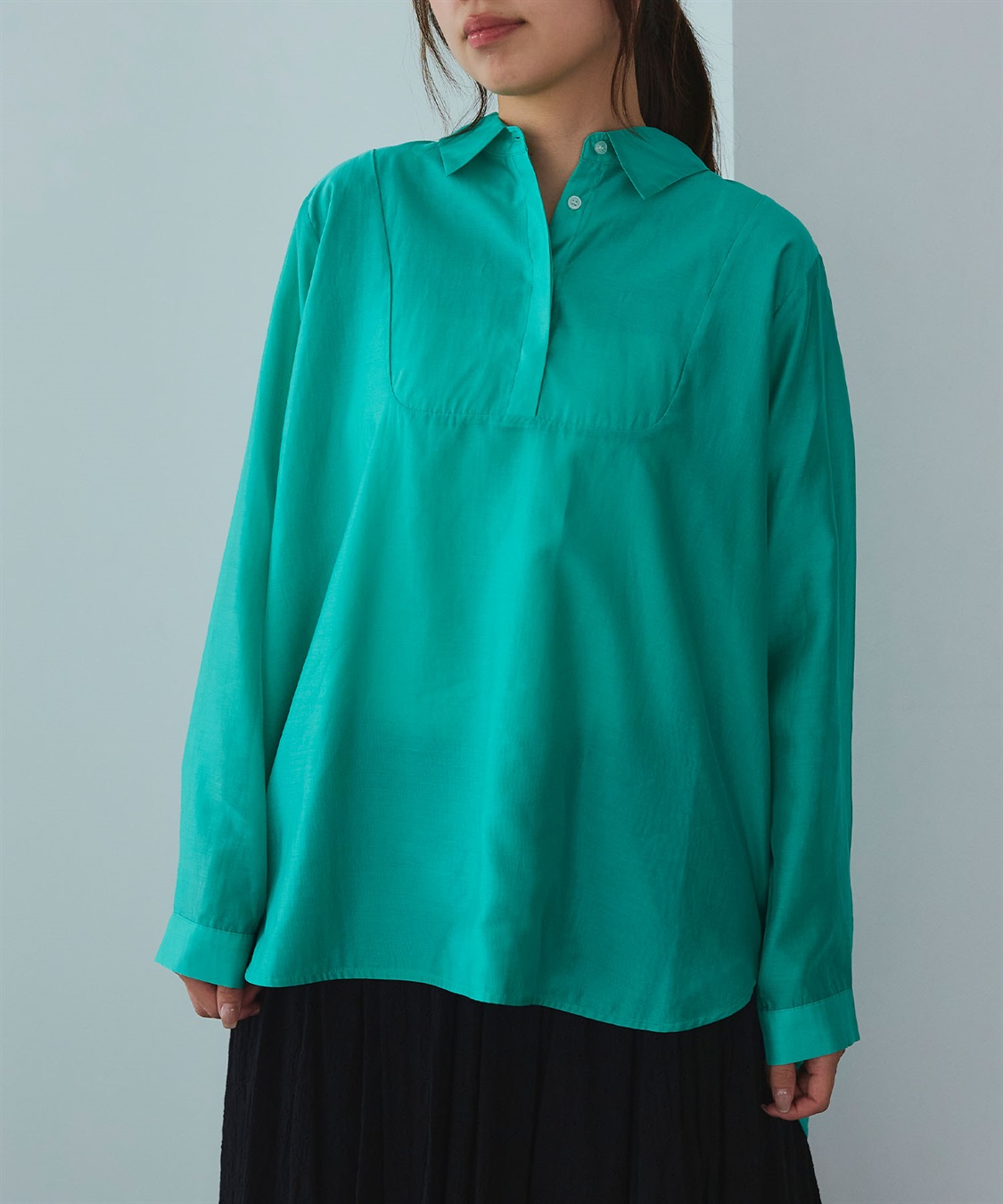 ATSURO TAYAMA チュニック丈ローンシャツ_main