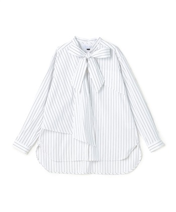 ATSURO TAYAMA アシンメトリーリボンタイ付きブラウス_variationthumb_2