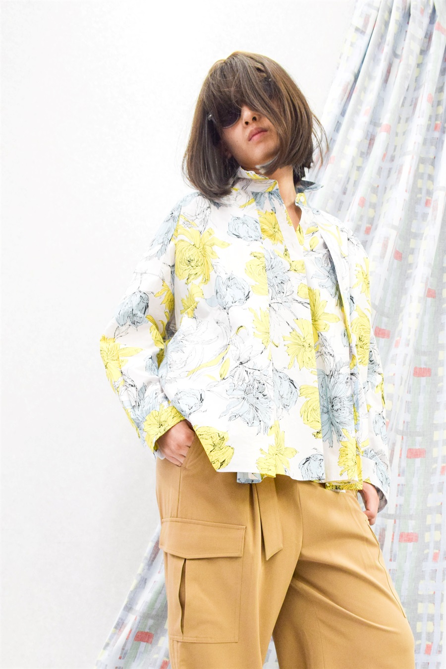 ATSURO TAYAMA フラワープリント柄シャツ_main