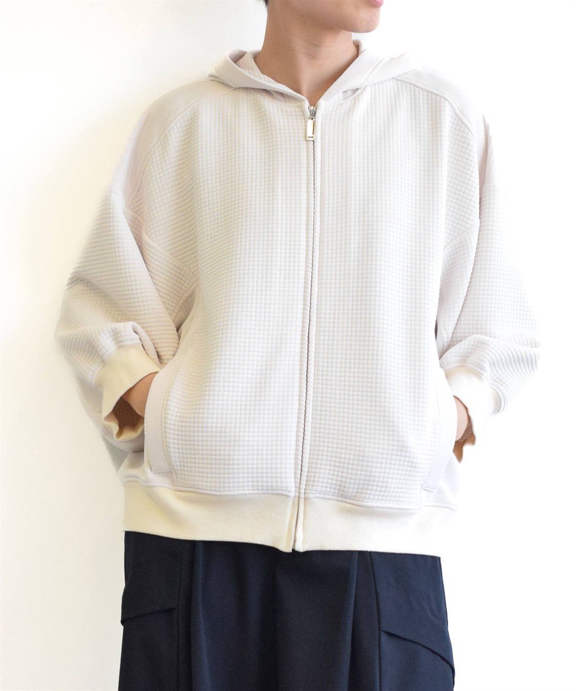 ATSURO TAYAMA 切り替え使いジップパーカー_main