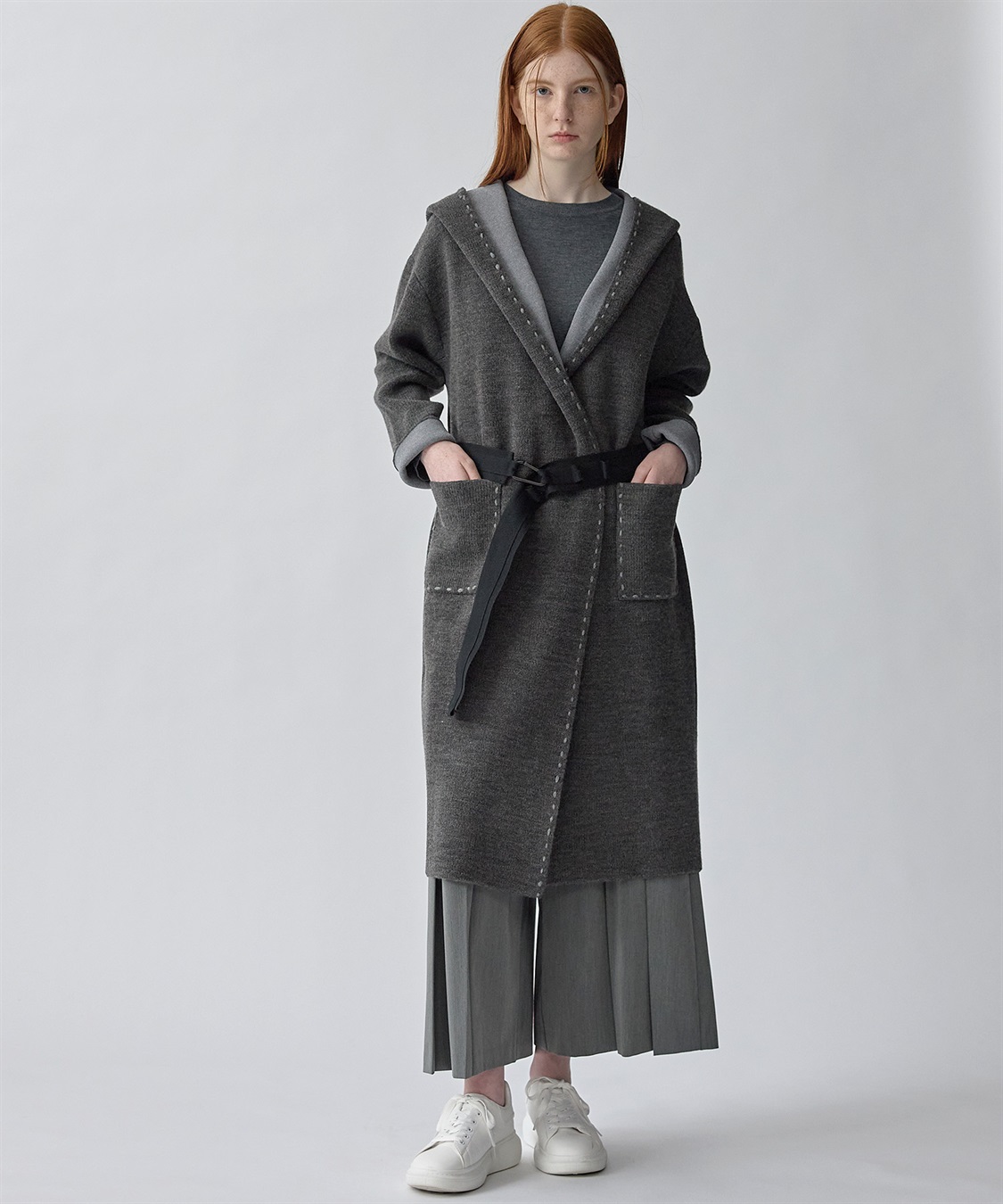 ATSURO TAYAMA ダブルフェイスビッグカラーコート_main