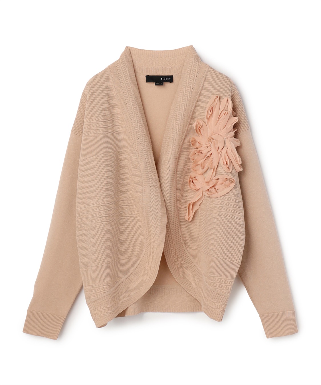 ATSURO TAYAMA フラワーモチーフニットカーディガン_main