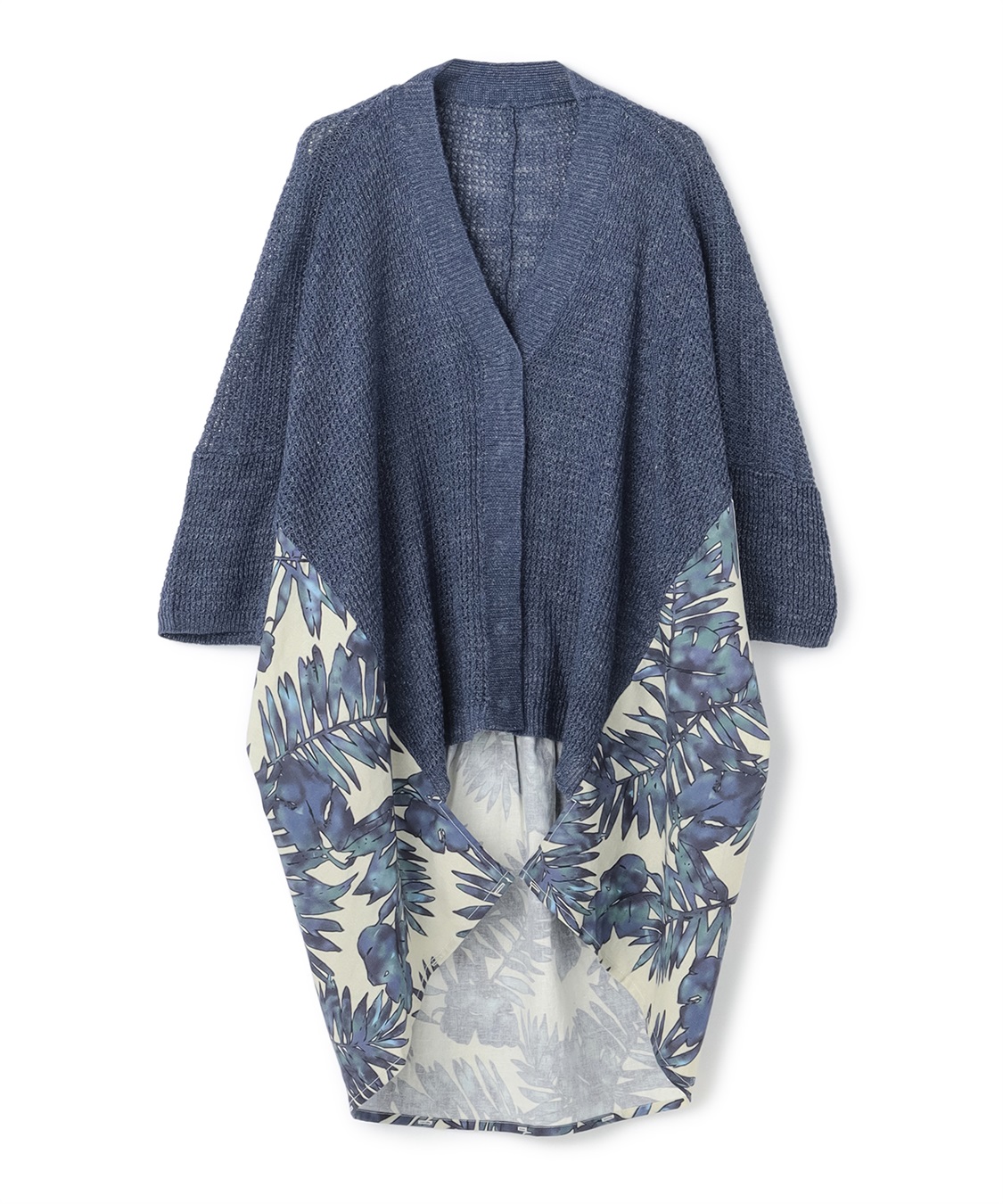 ATSURO TAYAMA レイヤード風異素材コンビカーディガン_main