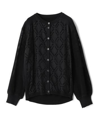 ATSURO TAYAMA リネンコットンメッシュカーディガン_variationthumb_1