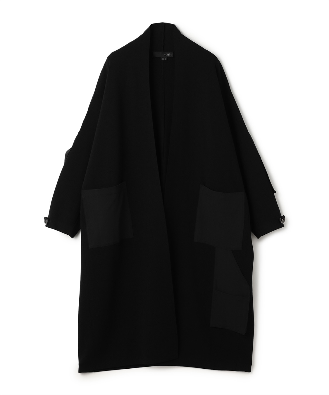 異素材ポケットロングカーディガン ATSURO TAYAMA｜クロスプラス公式