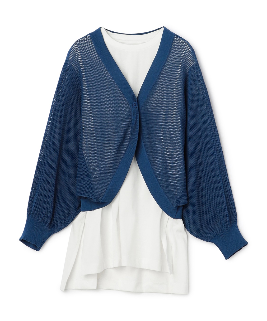 ATSURO TAYAMA ノースリTシャツ&#215;メッシュカーデ2点セット_main