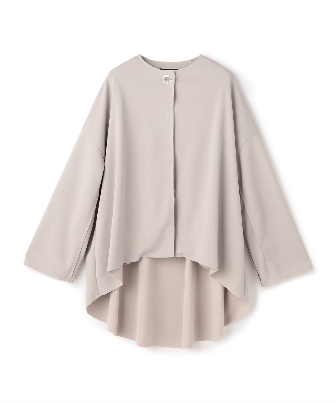 ATSURO TAYAMA 後ろドレープ断ち切りカーディガン_variation_1