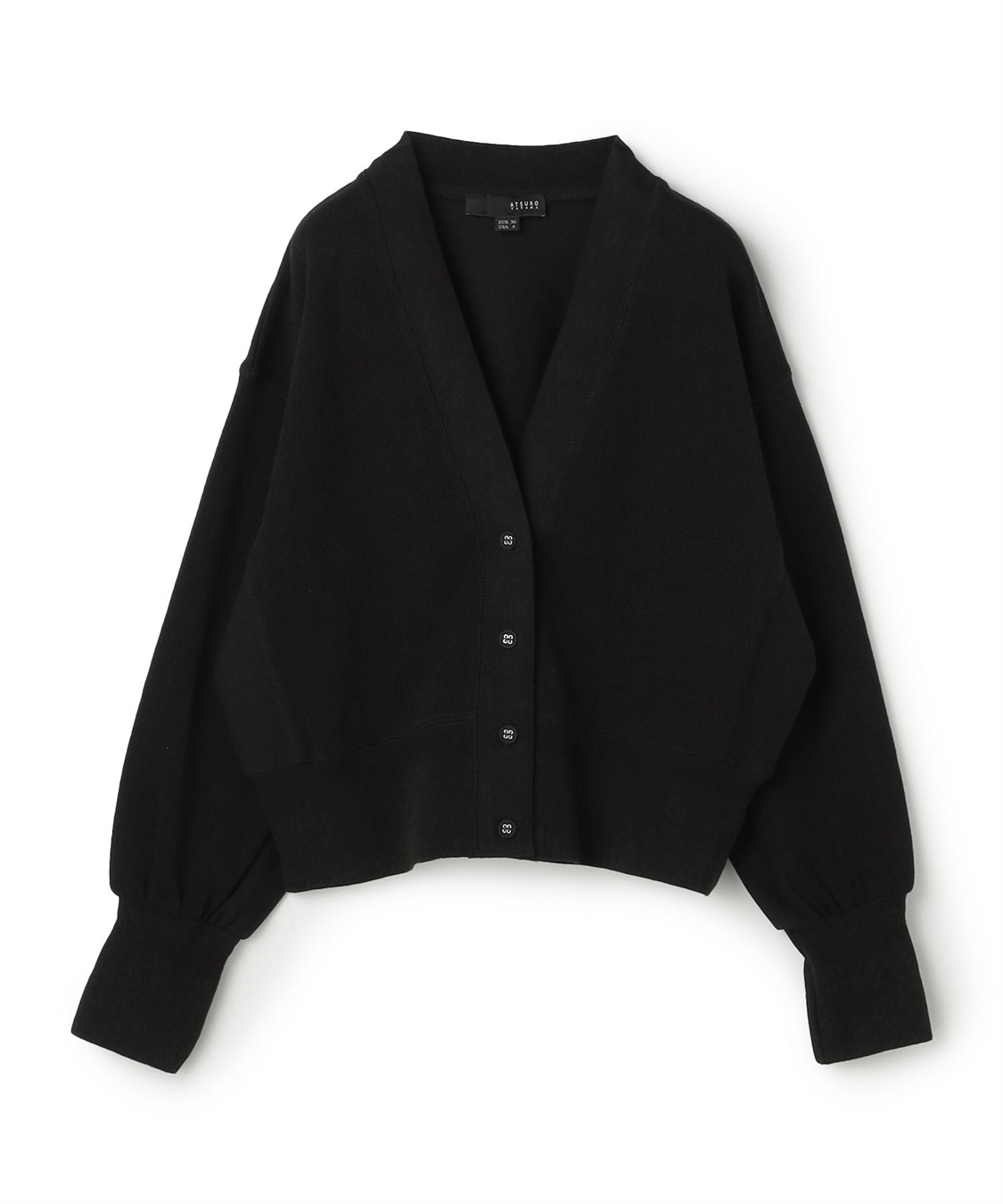 ATSURO TAYAMA ヘリンボーン柄カーディガン_variation_1