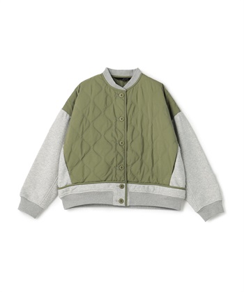 ATSURO TAYAMA 異素材コンビキルティングブルゾン_variationthumb_1