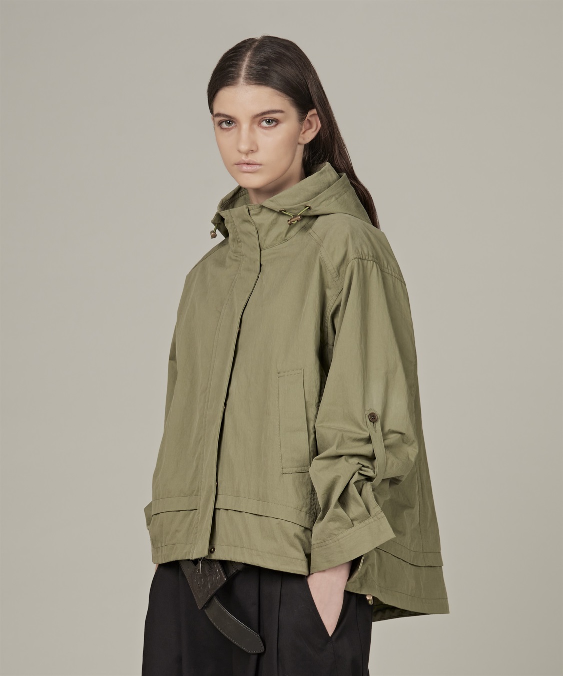 ATSURO TAYAMA ジップアップフーデッドブルゾン_main