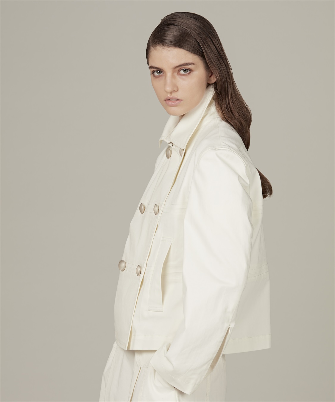 ATSURO TAYAMA Wボタンチノストレッチジャケット_main