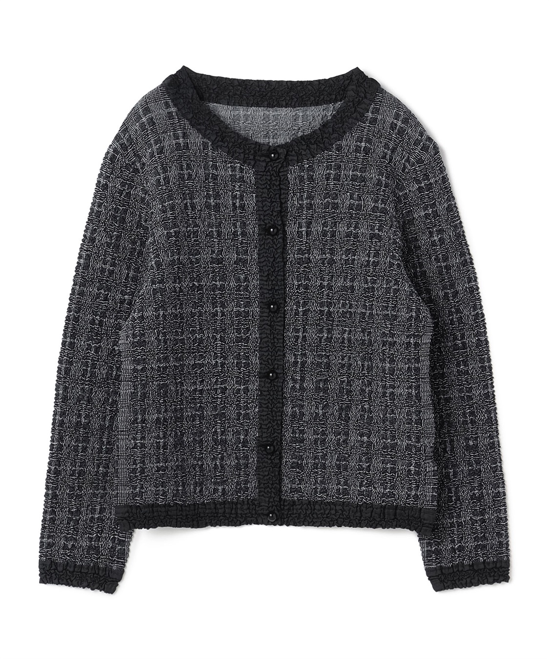 ATSURO TAYAMA グレンチェックプリントカーディガン_variation_1