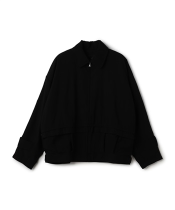 ATSURO TAYAMA タヤマアツロウ AT ジャケット ブラック 日本製 レーヨン混ジップジャケット ATSURO TAYAMA｜クロスプラス公式