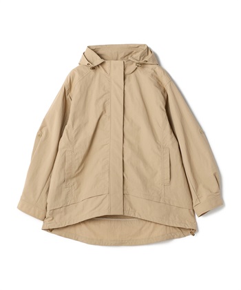 フードつきジップジャケット(ベージュ-36)