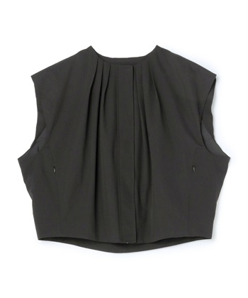 タックショートベスト(ブラック-36)