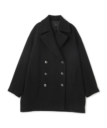 Wボタンジャケット(ブラック-34)