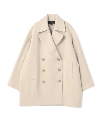 Wボタンジャケット(ベージュ-34)