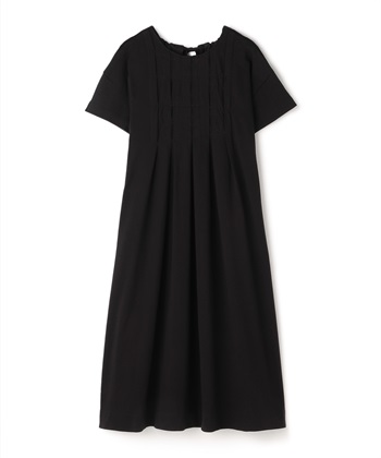 コットンスムースワンピース(ブラック-36)