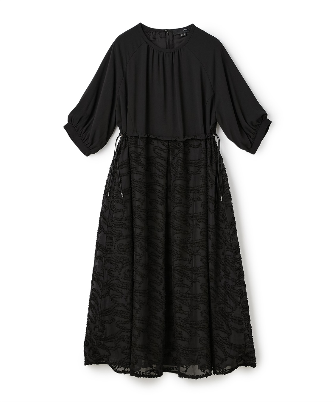 ATSURO TAYAMA ポリエステルヘリンボーンワンピース_variation_1