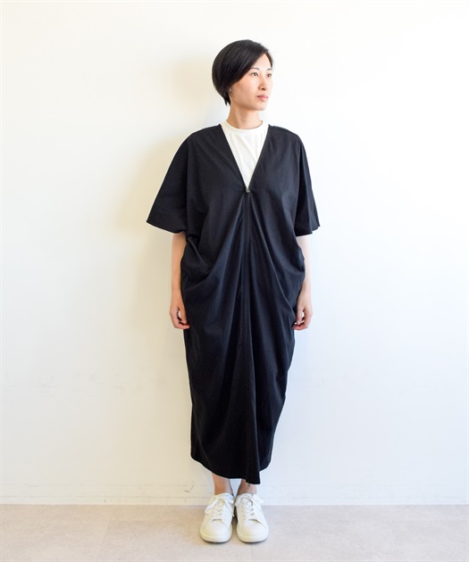 ATSURO TAYAMA アツロウタヤマ ノースリーブ ワンピース ブラック ATSURO TAYAMA アツロウタヤマ ノースリーブ ワンピース ブラック