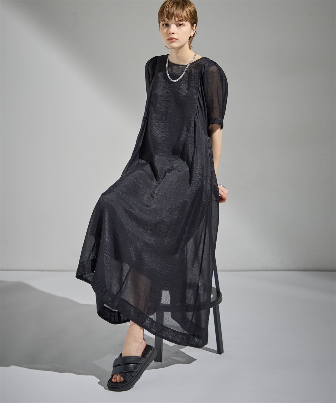 ATSURO TAYAMA シアーローンワンピース_main