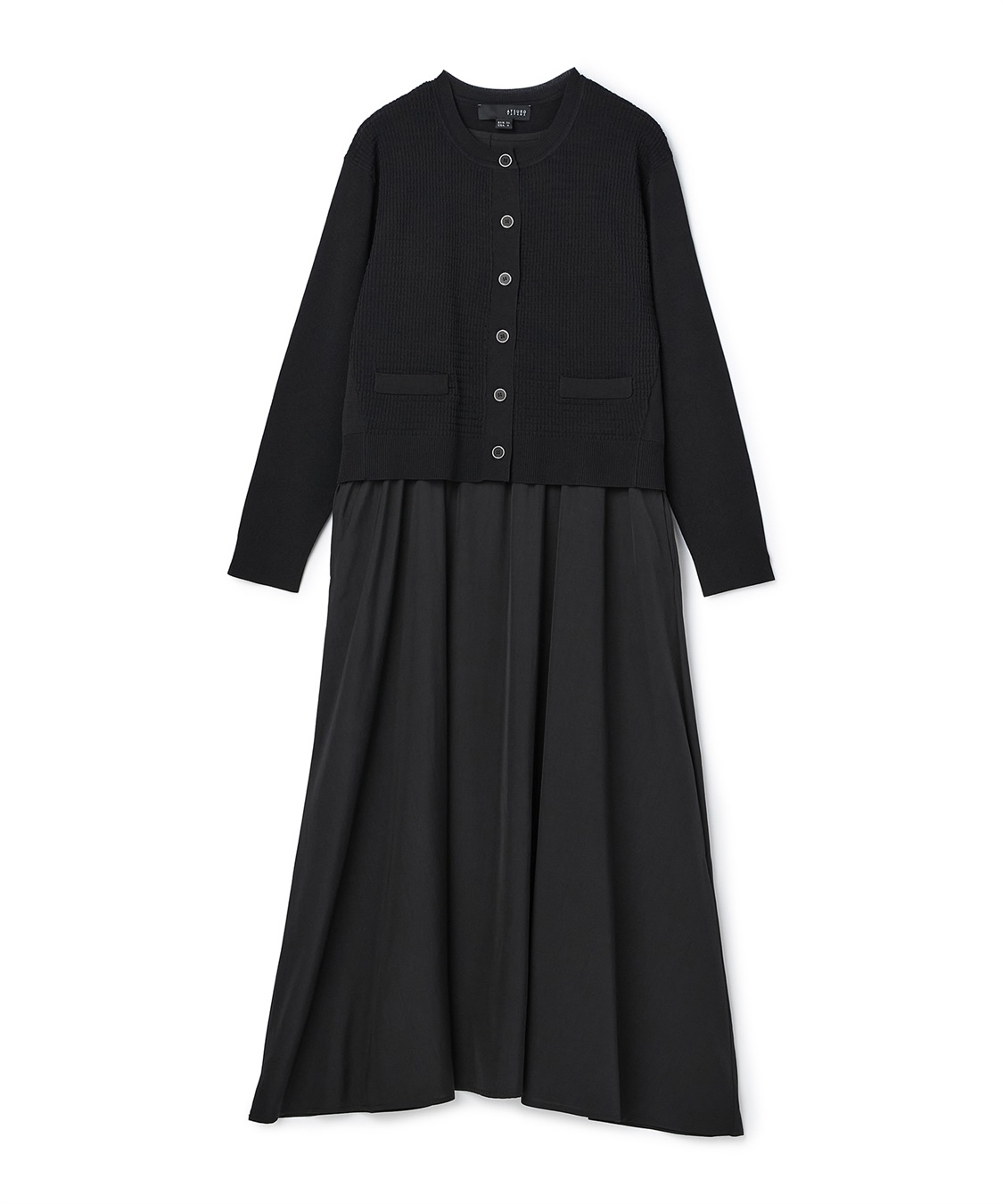 ATSURO TAYAMA カーディガンドッキングワンピース_variation_1