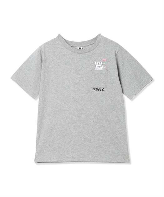 おかべてつろう「明日はきっといい日」ポケットTシャツ