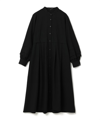 ATSURO TAYAMA 袖プリーツスタンドカラーワンピース_variationthumb_1