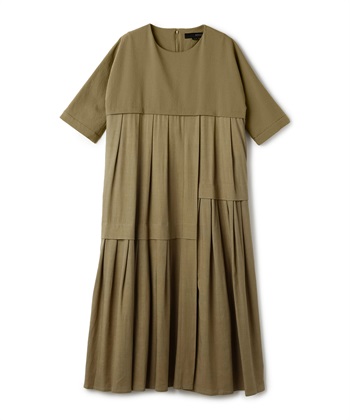 ATSURO TAYAMA 異素材切り替えワンピース_variationthumb_2