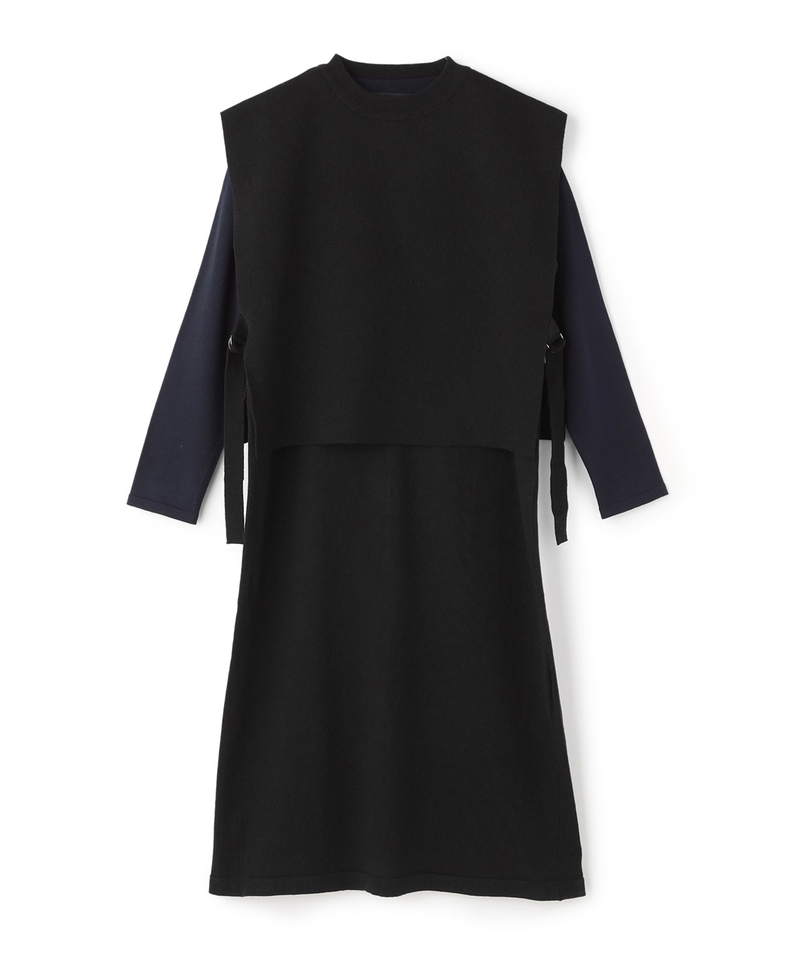 ATSURO TAYAMA ジャカードニットベスト＆ワンピース_variation_1