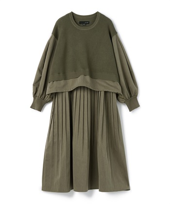 ドッキングワンピース(カーキ-36)