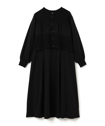 ATSURO TAYAMA レイヤード風切替えデザインワンピース_variationthumb_1