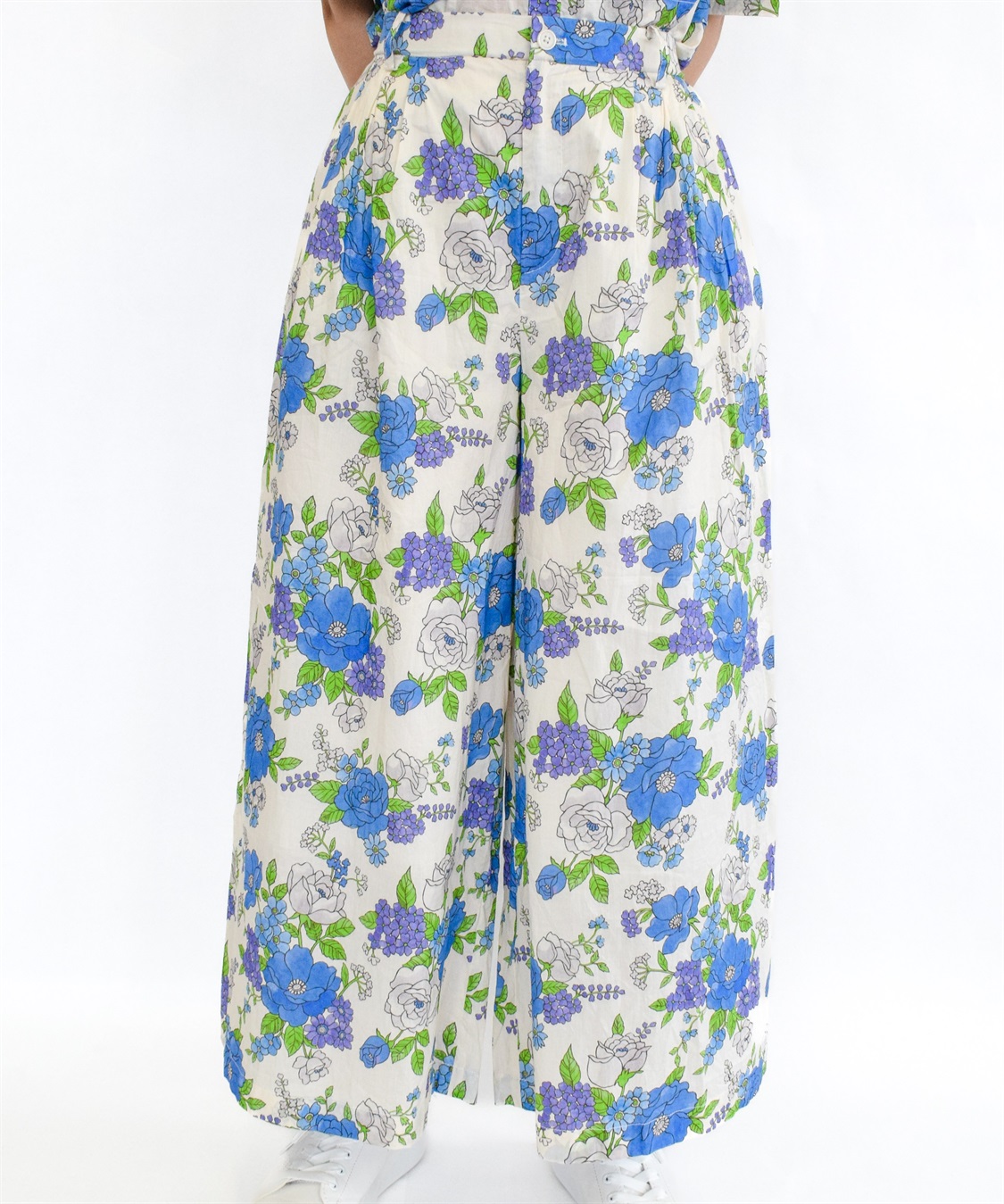 ATSURO TAYAMA フラワープリント柄ガウチョパンツ_main