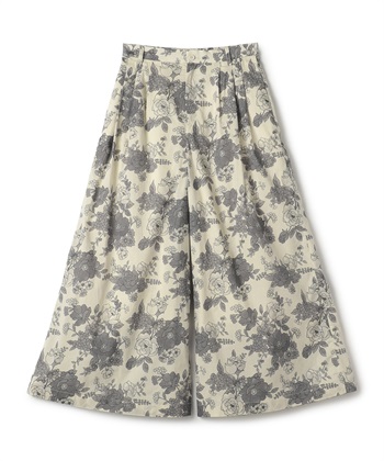 ATSURO TAYAMA フラワープリント柄ガウチョパンツ_variationthumb_1