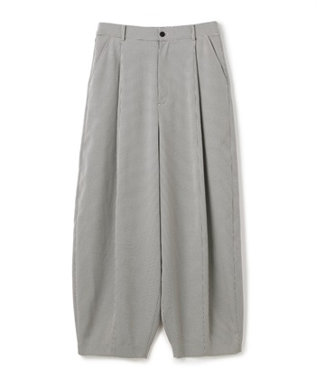 裾絞りリラックスパンツ(ブラック系-36)