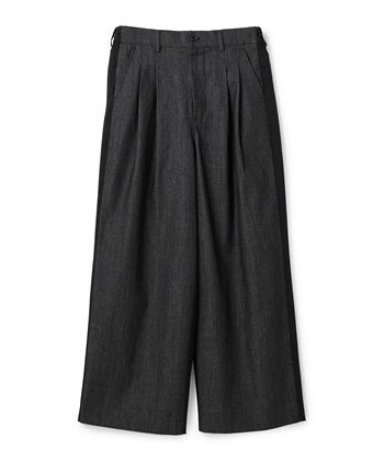アウトファーストワイドパンツ(ブラック-36)