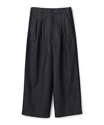 アウトファーストワイドパンツ(ネイビー-36)
