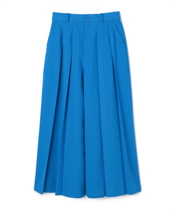 タックフレアパンツ(ブルー-36)