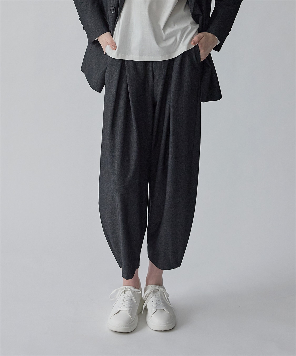 ATSURO TAYAMA デニムギャバジンカーブパンツ_main