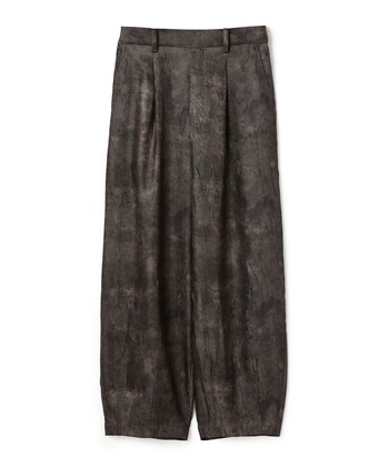 アートプリントパンツ(ブラウン系-36)