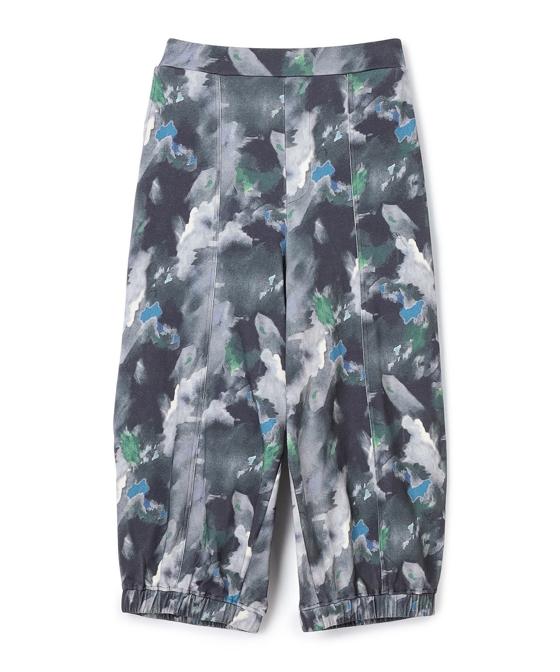 ATSURO TAYAMA プリントコットンニットカーブパンツ_variation_1